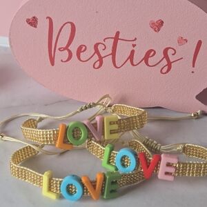 Colorful Love Friendship Bracelets
